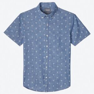 Bonobos Blue Short Sleeve Men's Shirt